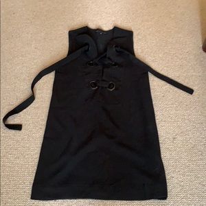Black shift dress